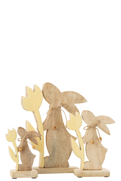 Figurina, Lemn, Galben, 27x20x5 [2]