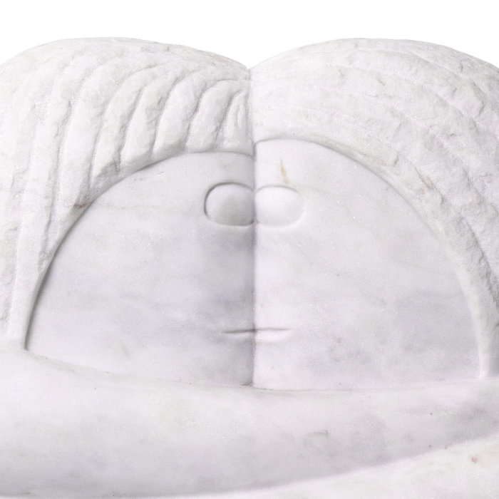 Figurină Love Couple marmură albă, Dims: L. 25 | W. 37 | H. 40  (CM) [4]