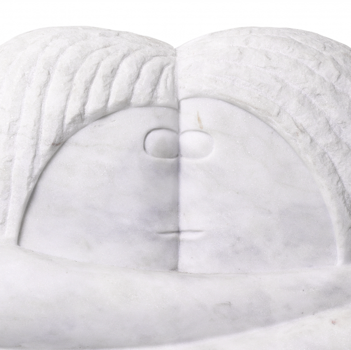 Figurină Love Couple marmură albă, Dims: L. 25 | W. 37 | H. 40  (CM) [5]