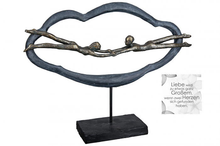 Figurina Love is in the air, Rasina, Multicolor, 41x32x10 cm [3]