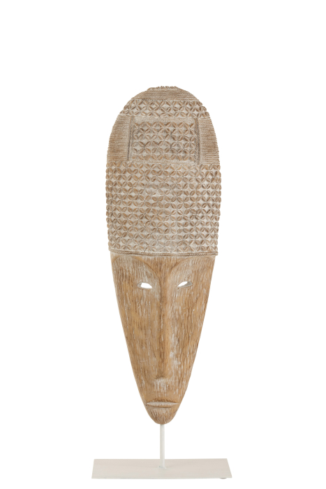 Figurina Mask On Foot, Rasina, Natural, 23.5x12x64.5 cm [1]