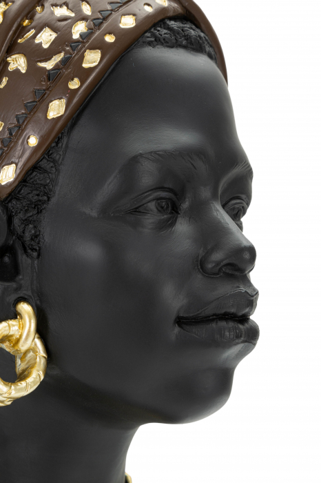Figurina Massai Woman, Rasina, Multicolor, 30x19x18.5 cm [6]