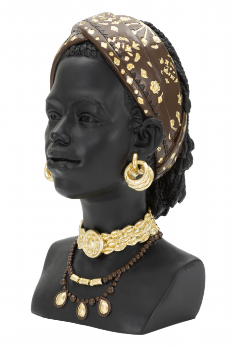 Figurina Massai Woman, Rasina, Multicolor, 30x19x18.5 cm [7]
