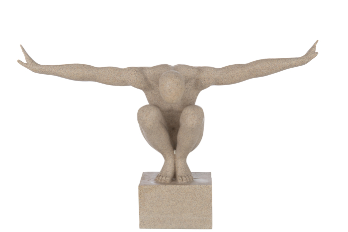 Figurina, Material sintetic, Bej, 49x12.5x33 [2]
