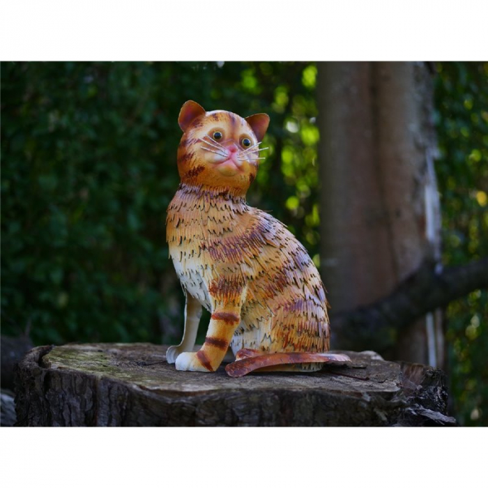 Figurina metal Cat, 32x18x24 cm