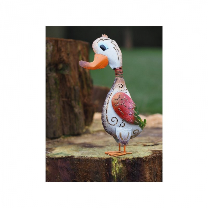 Figurina metal Duck, 37x10x16 cm