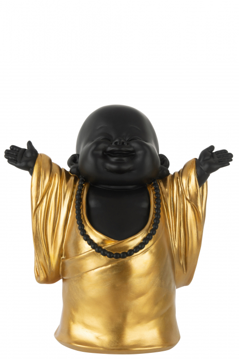 Figurina Monk, Rasina, Negru, 27x27x15 cm