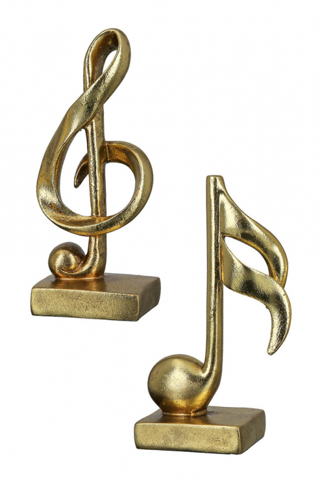 Figurina, MUSIC, polirasina,set 2, 6X10X18 cm [2]