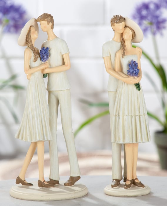 Figurina Pair of Vinz and Viola, Rasina, Multicolor, 17x29.5x17 cm