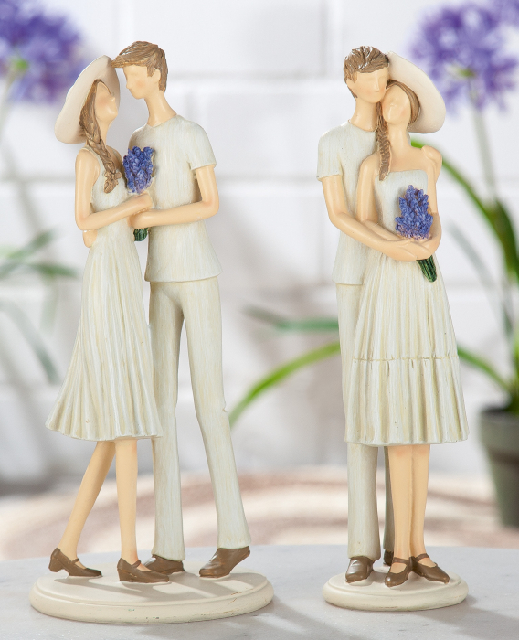 Figurina Pair of Vinz and Viola, Rasina, Multicolor, 7x27.5x7 cm