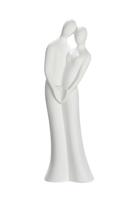 Figurina Proof of Love, ceramica, alb, 10x31.5x7.5 cm [2]