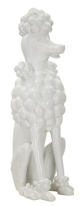 Figurina, Pudel alb 20x26x61 cm [1]