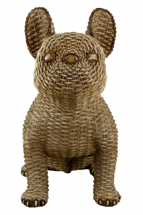 Figurina Pug , Rasina, Maro, 29x33x18 cm [4]
