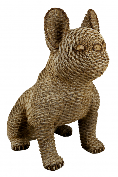 Figurina Pug , Rasina, Maro, 29x33x18 cm [3]