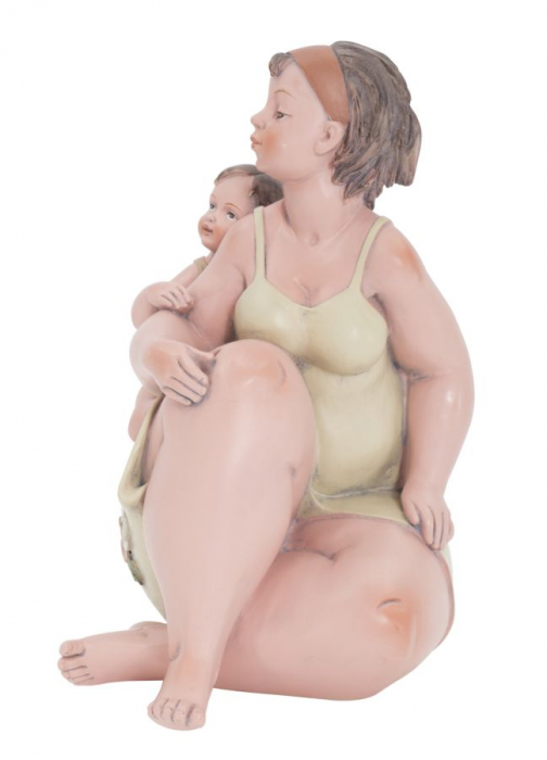Figurina, rasina, Multicolor, 12.9X10.9X16.2 cm [4]