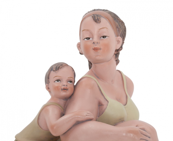 Figurina, rasina, Multicolor, 12.9X10.9X16.2 cm [3]