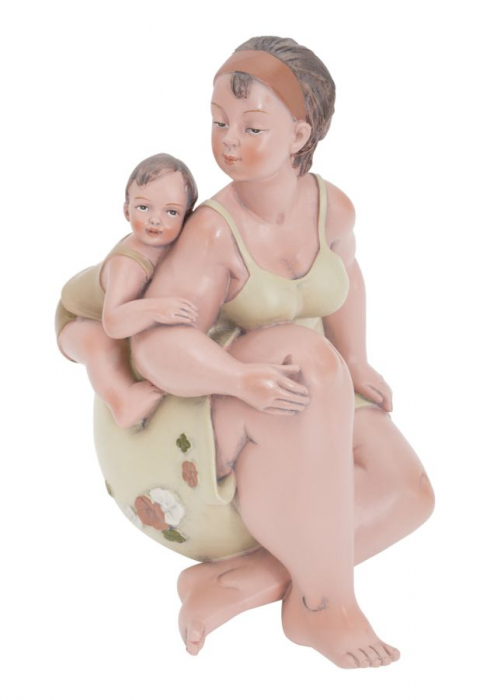 Figurina, rasina, Multicolor, 12.9X10.9X16.2 cm [5]