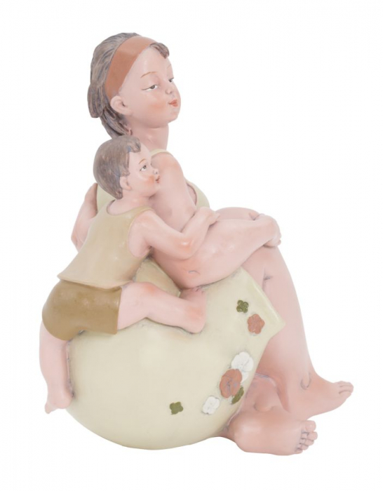 Figurina, rasina, Multicolor, 12.9X10.9X16.2 cm [2]