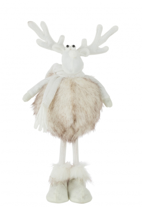 Figurina Reindeer Standing, Rasina, Bej, 15x15x32 cm