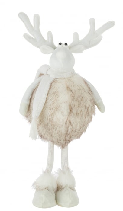 Figurina Reindeer Standing, Rasina, Bej, 20x20x42 cm