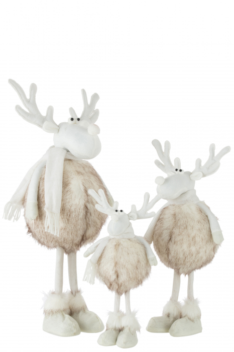 Figurina Reindeer Standing, Rasina, Bej, 28.5x28.5x50 cm [2]