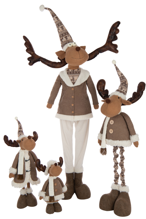 Figurina, Reindeer telescopic din poliester, multicolor [2]
