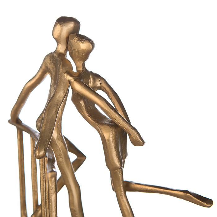 Figurina ROMANCE, metal, 17X13X10 cm [4]
