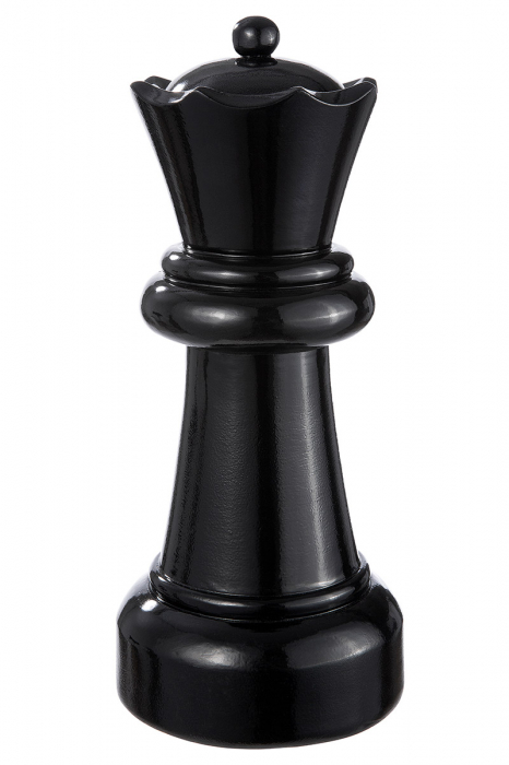 Figurina sah, rasina, negru, 27.5x12 cm 2021 lotusland.ro