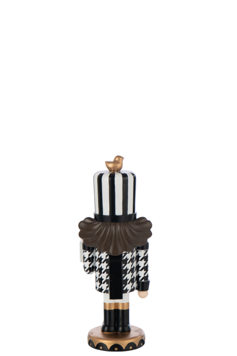 Figurina, Spargator de nuci pied-de-poule din rasina multicolor, S [3]