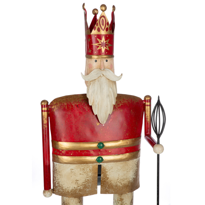 Figurina, Spargator de nuci, „Tino”, Fier, rosu, alb, PU 2, L. 16 cm, l. 32 cm, H 77 cm [2]
