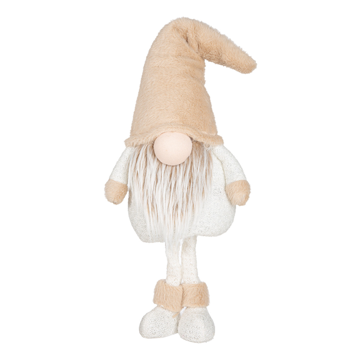 Figurina, Spiridus, „Eddard”, Material textil, crem, alb, PU 2, L. 14 cm, L. 24 cm, H 62 cm [3]