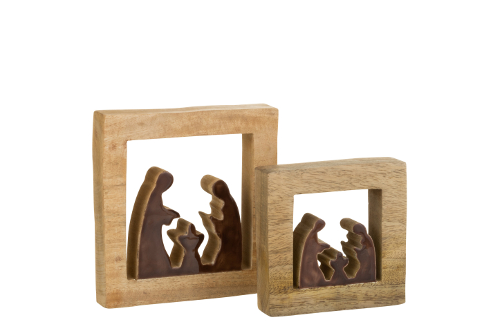 Figurină, Square Lemn L [2]
