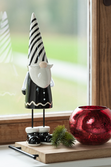 Figurina Standing Stripes, Ceramica, Multicolor, 12x10.5x41.5 cm [2]