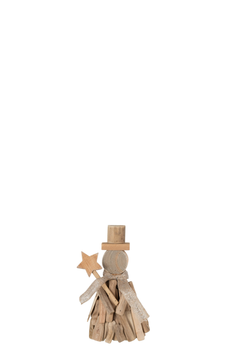 Figurina Star Branches, Lemn, Natural, 13x7x22 cm [1]