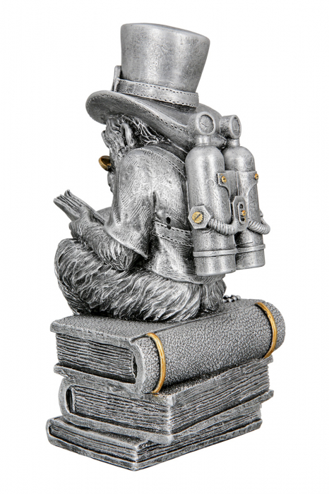 Figurina Steampunk, Rasina, Argintiu, 13x11x23 cm [2]