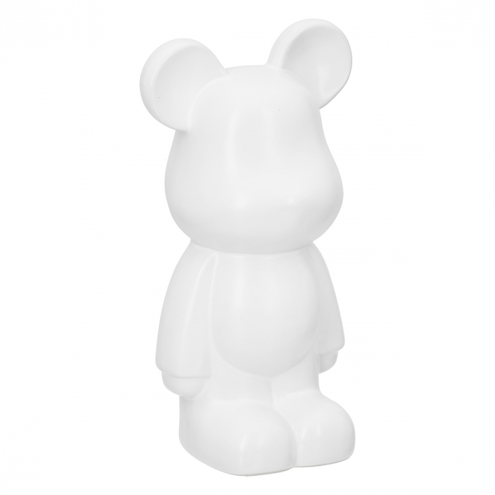 Figurină, Urs, Ceramica, alb, PU 2, L. 11 cm, L. 14 cm, H. 26 cm [2]