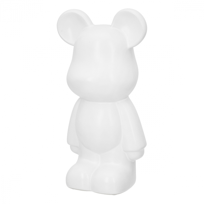 Figurină, Urs, Ceramica, alb, PU 2, L. 11 cm, L. 14 cm, H. 26 cm [1]