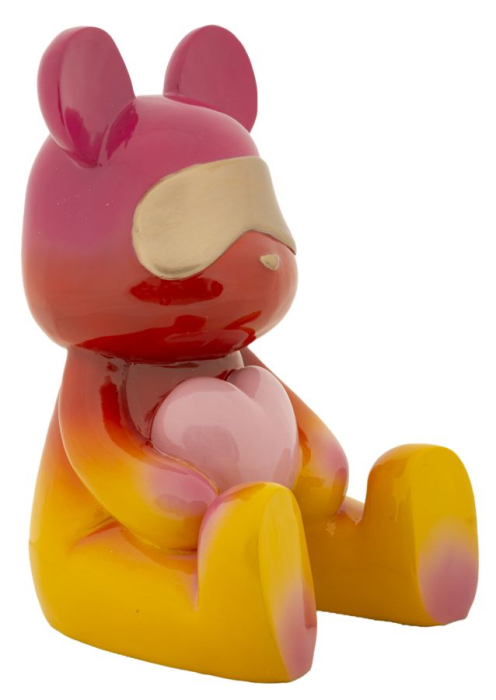 Figurina, Ursulet de plus curcubeu 21,5x20,5x32 cm [2]