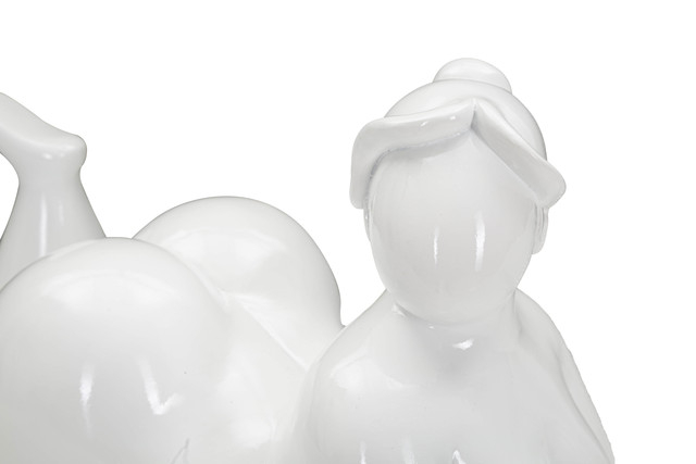 Figurina Woman Yoga, Rasina, Alb, 16x32x16 cm [5]