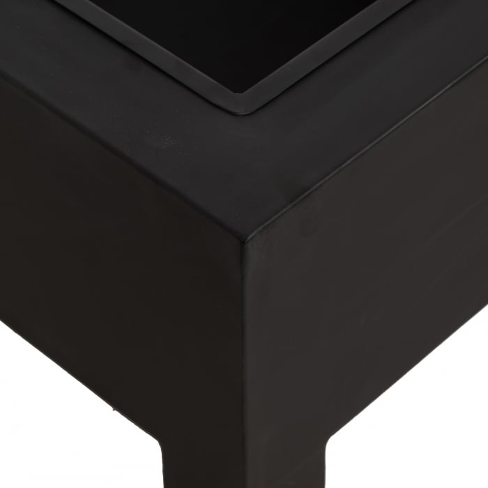Șemineu Nerium pentru exterior (negru), Dims: 40.0 x 70.0 x 70.0 cm [4]