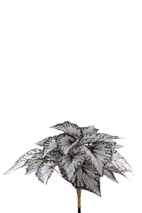 Poza Floare artificiala Begonie, Fibre artificiale, Mov, 37 cm