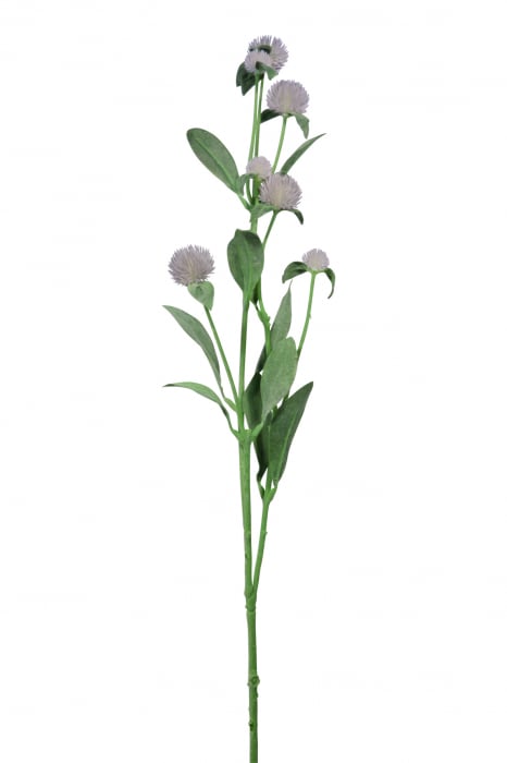 Poza Floare artificiala ECHINOPSIS, Fibre sintetice, Verde Gri deschis, 70 cm