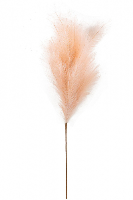 Floare artificiala pana, SOFT, 10X124 cm [2]