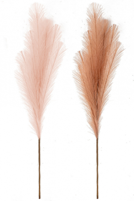Floare artificiala pana, SOFT, 10X69 cm set 2 [2]