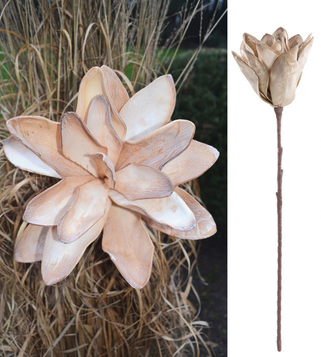 Floare spuma, SALVADOR, Plastic, 19X19X67 cm