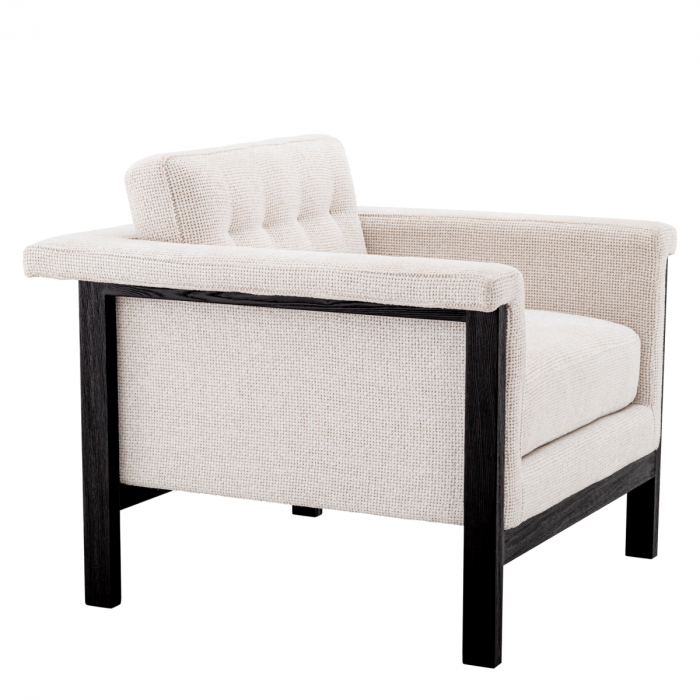 Fotoliu, Allison Lyssa off-white, Dims: W. 79.5 | D. 80.5 | H. 72.5 | SD. 53 | SH. 45 | AH. 58.5  (CM) [4]