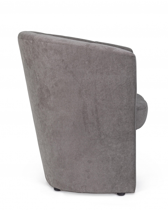 Fotoliu Belize, Lemn/Otel/Poliester, Gri, 64.5x63x76 cm [4]