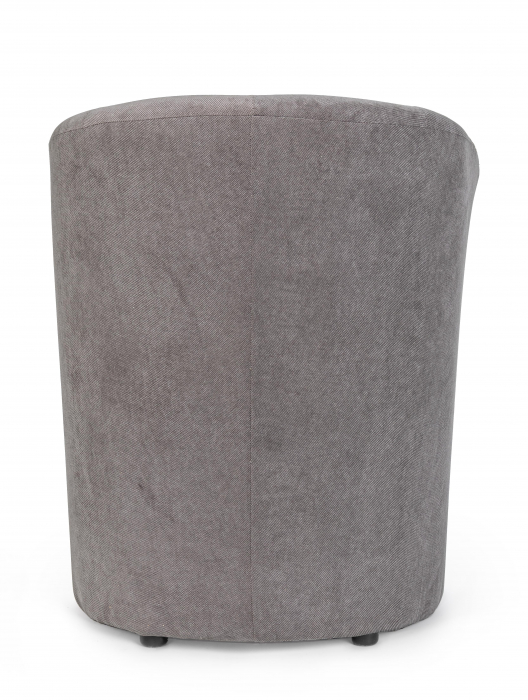Fotoliu Belize, Lemn/Otel/Poliester, Gri, 64.5x63x76 cm [3]