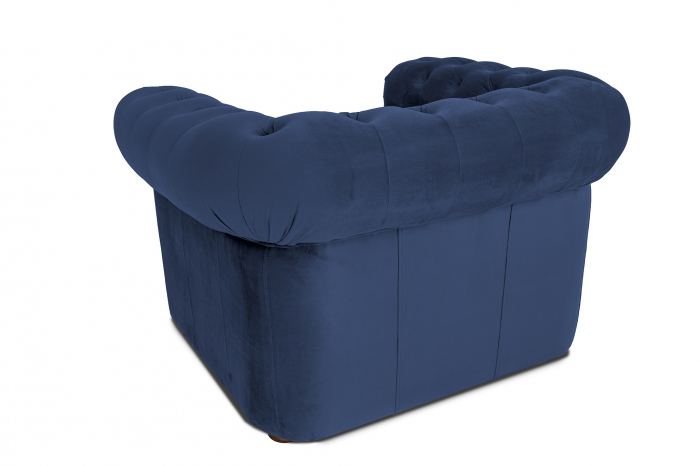 Fotoliu Chesterfield, albastru petrol, 94x80x86 cm [4]