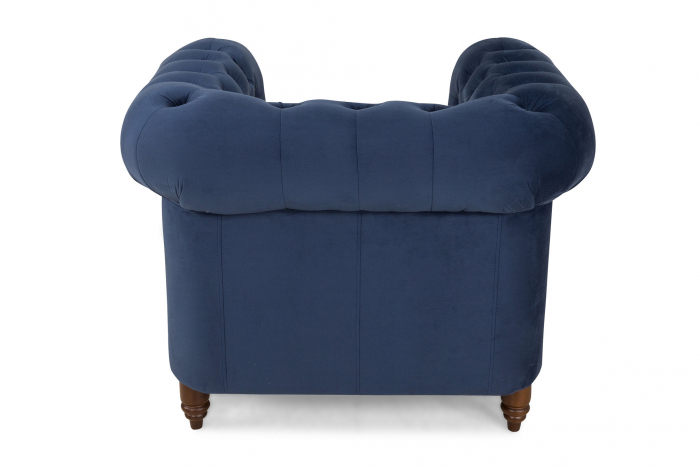 Fotoliu Chesterfield, Albastru, 94x80x86 cm [3]